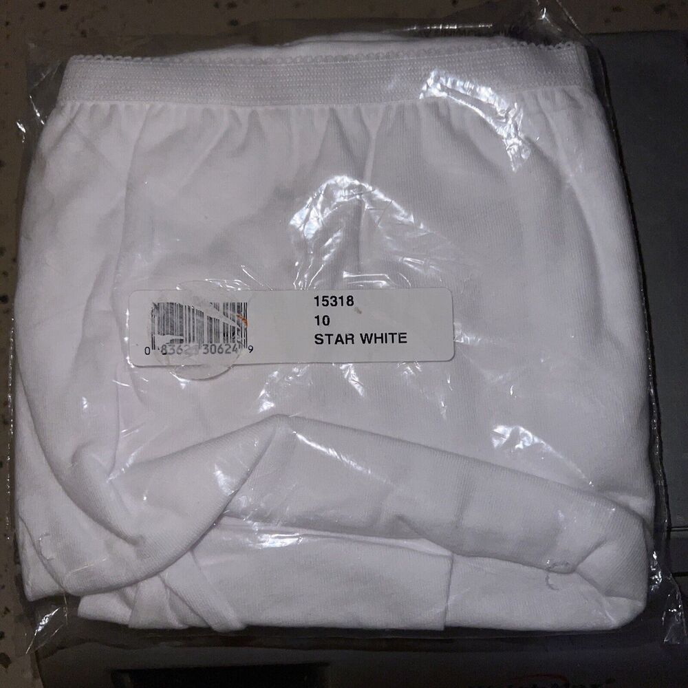 Vanity Fair Perfectly Yours Tailored Cotton Brief 15318 Size 10 Granny Panties